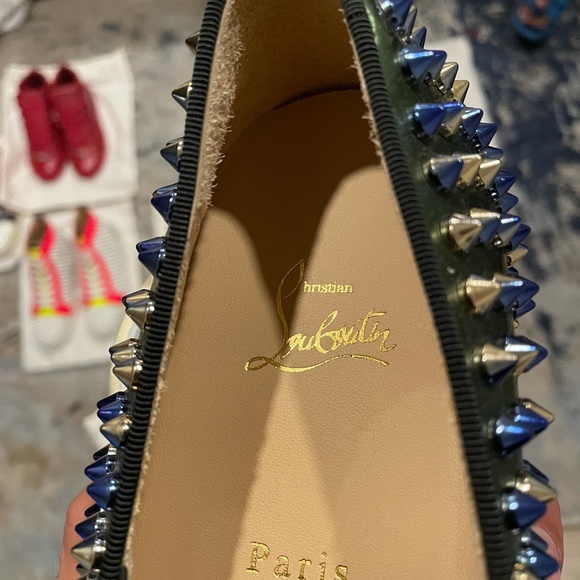 Christian Louboutin Athletic Spike Sneakers 40 EU - Picture 2 of 4